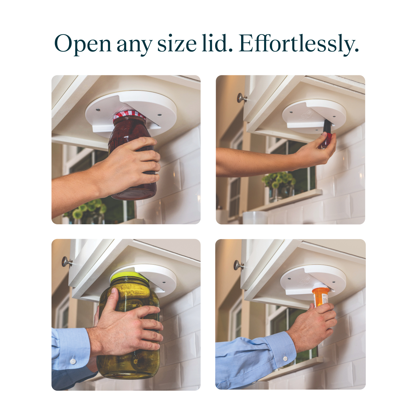 The Original Under Cabinet Jar and Bottle Opener