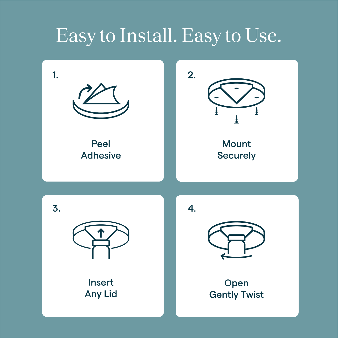 The Original Under Cabinet Jar and Bottle Opener